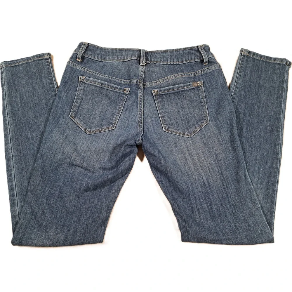 Simply Vera Vera‎ Wang Skinny Jeans Womens 0 Medium Wash Stretch Denim Blue
